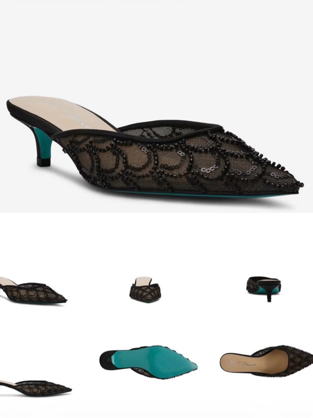Betsey Johnson Reba Mule Black